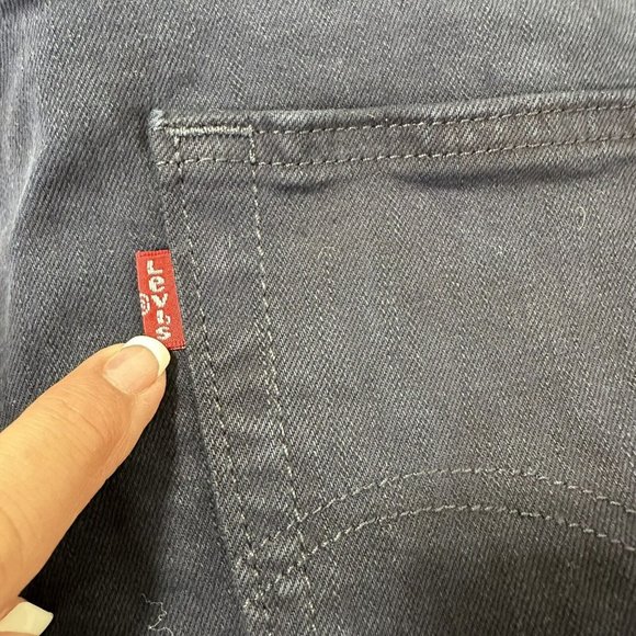 Levi's 511 Men's Tie Dye Cut Off Denim Shorts Size 40 Blue Pink Fray Hem EUC - Picture 4 of 10